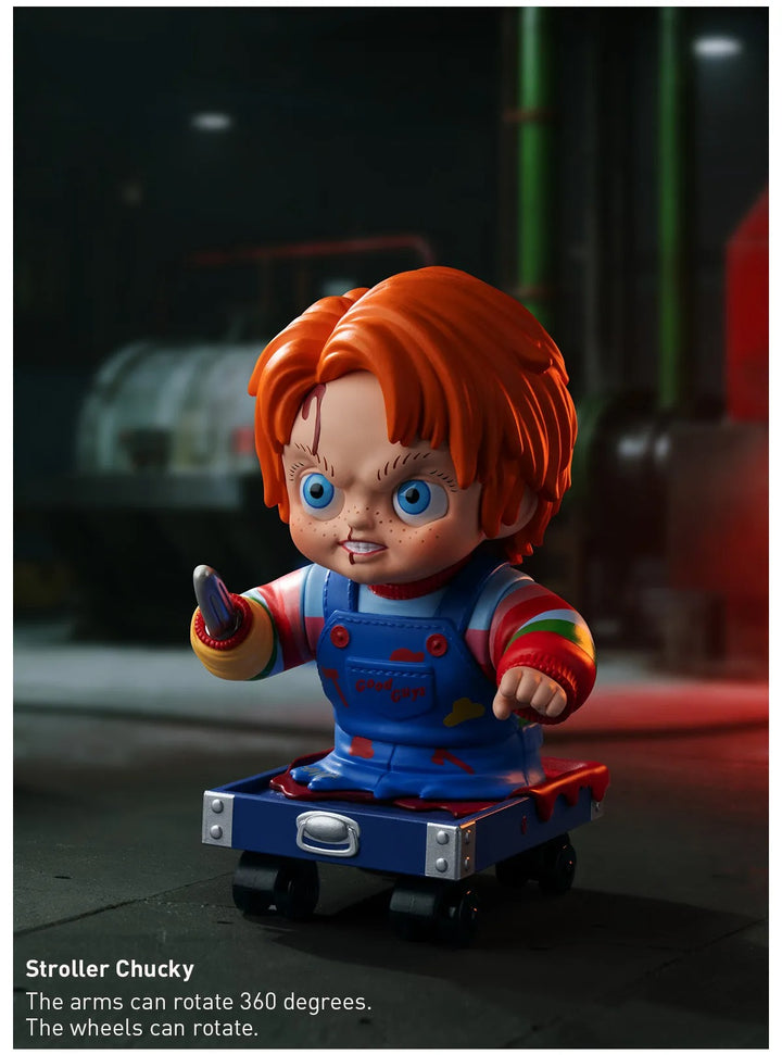 Original POP MART Chucky Franchise Series Figures 鬼娃恰吉经典恐怖IP手办系列
