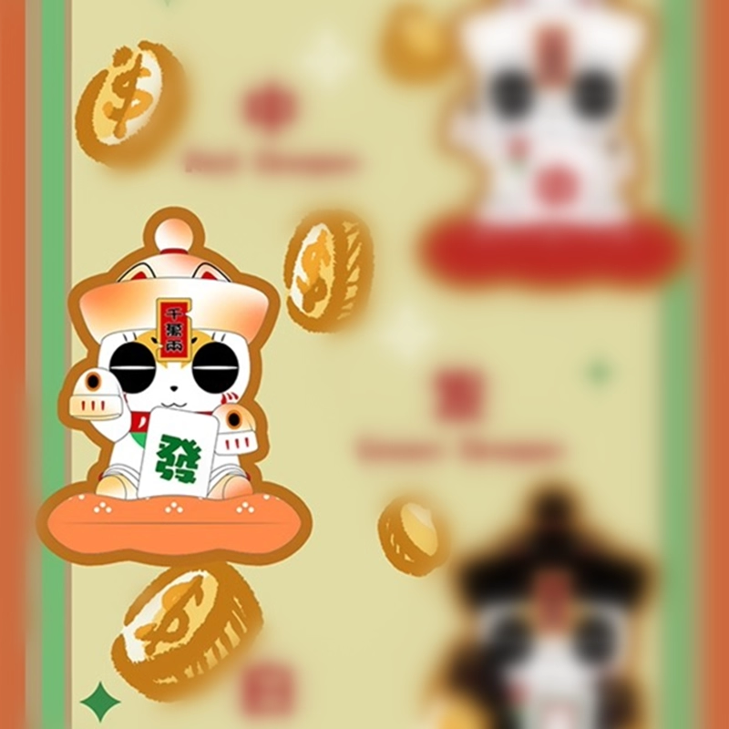 Original China Moe Town x OPanDee Lucky Zombie - Thirteen Orphans Series Blind Box僵尸派对麻将十三幺盲盒可爱摆件潮玩具