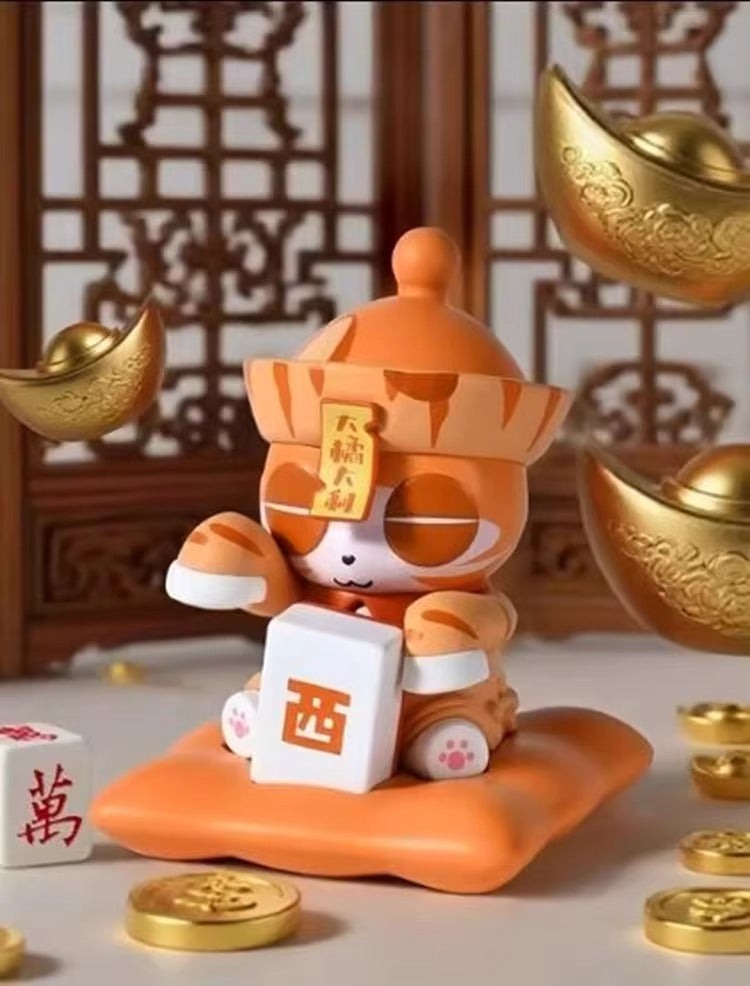 Original China Moe Town x OPanDee Lucky Zombie - Thirteen Orphans Series Blind Box僵尸派对麻将十三幺盲盒可爱摆件潮玩具