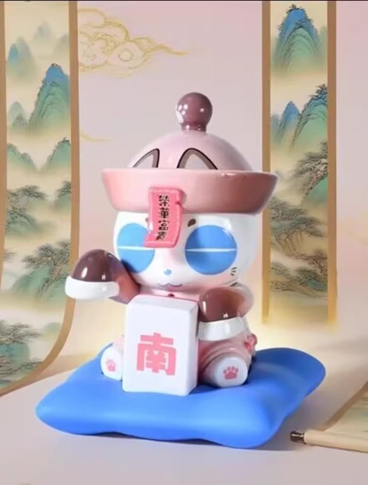 Original China Moe Town x OPanDee Lucky Zombie - Thirteen Orphans Series Blind Box僵尸派对麻将十三幺盲盒可爱摆件潮玩具