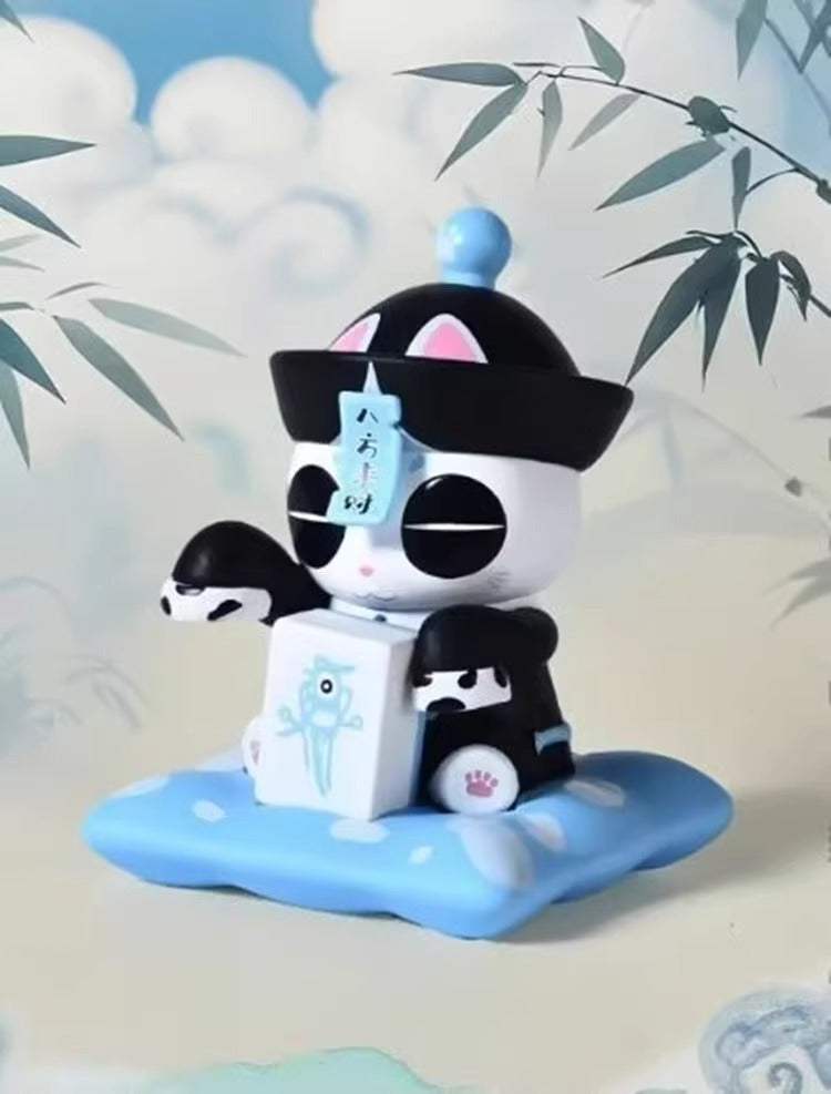 Original China Moe Town x OPanDee Lucky Zombie - Thirteen Orphans Series Blind Box僵尸派对麻将十三幺盲盒可爱摆件潮玩具