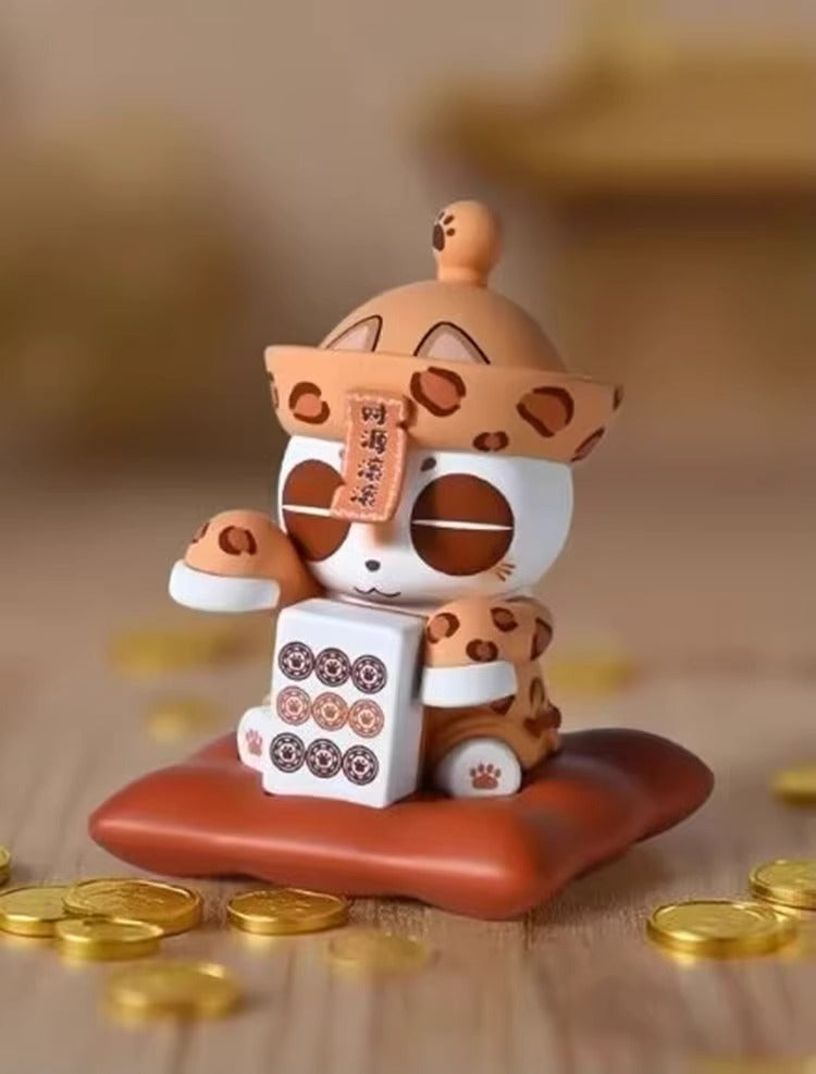 Original China Moe Town x OPanDee Lucky Zombie - Thirteen Orphans Series Blind Box僵尸派对麻将十三幺盲盒可爱摆件潮玩具