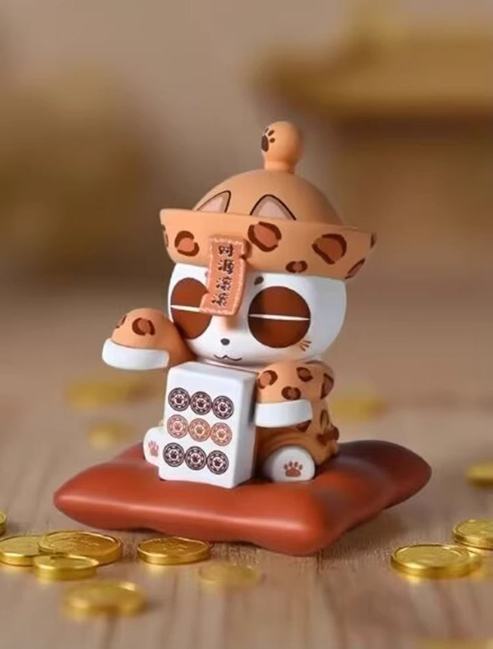 Original China Moe Town x OPanDee Lucky Zombie - Thirteen Orphans Series Blind Box僵尸派对麻将十三幺盲盒可爱摆件潮玩具