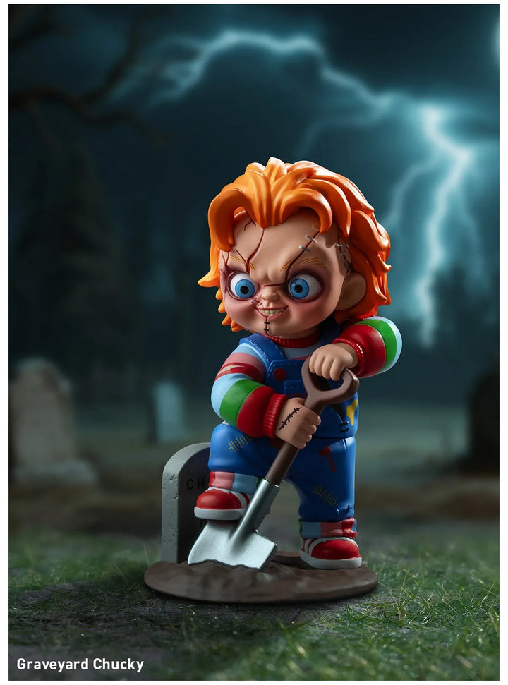 Original POP MART Chucky Franchise Series Figures 鬼娃恰吉经典恐怖IP手办系列