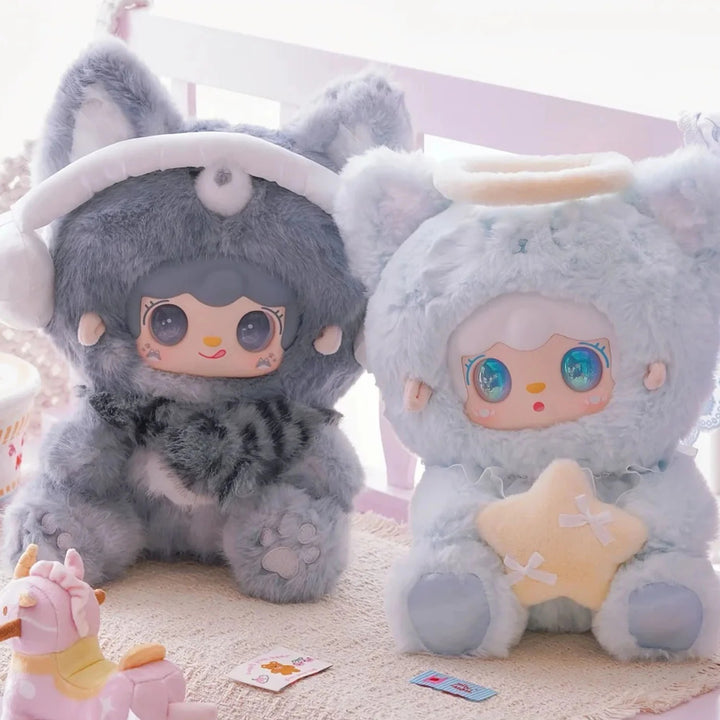 Original Yooki Versatile Idol 400% Series Plush Vinyl Blind Box 正版yooki氧氧400%三代百变idol盲盒大体玩偶毛绒女孩生日礼物