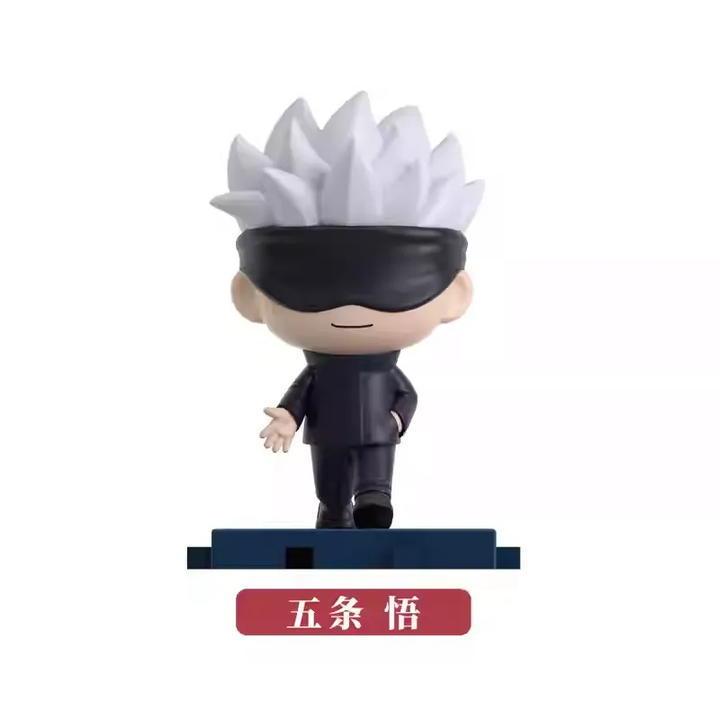 Original EAKI Jujutsu Kaisen Step by Step Series 2 Blind Box EAKI咒术回战跨步走盲盒五条悟公仔手办潮玩Q版人偶桌面礼物摆件