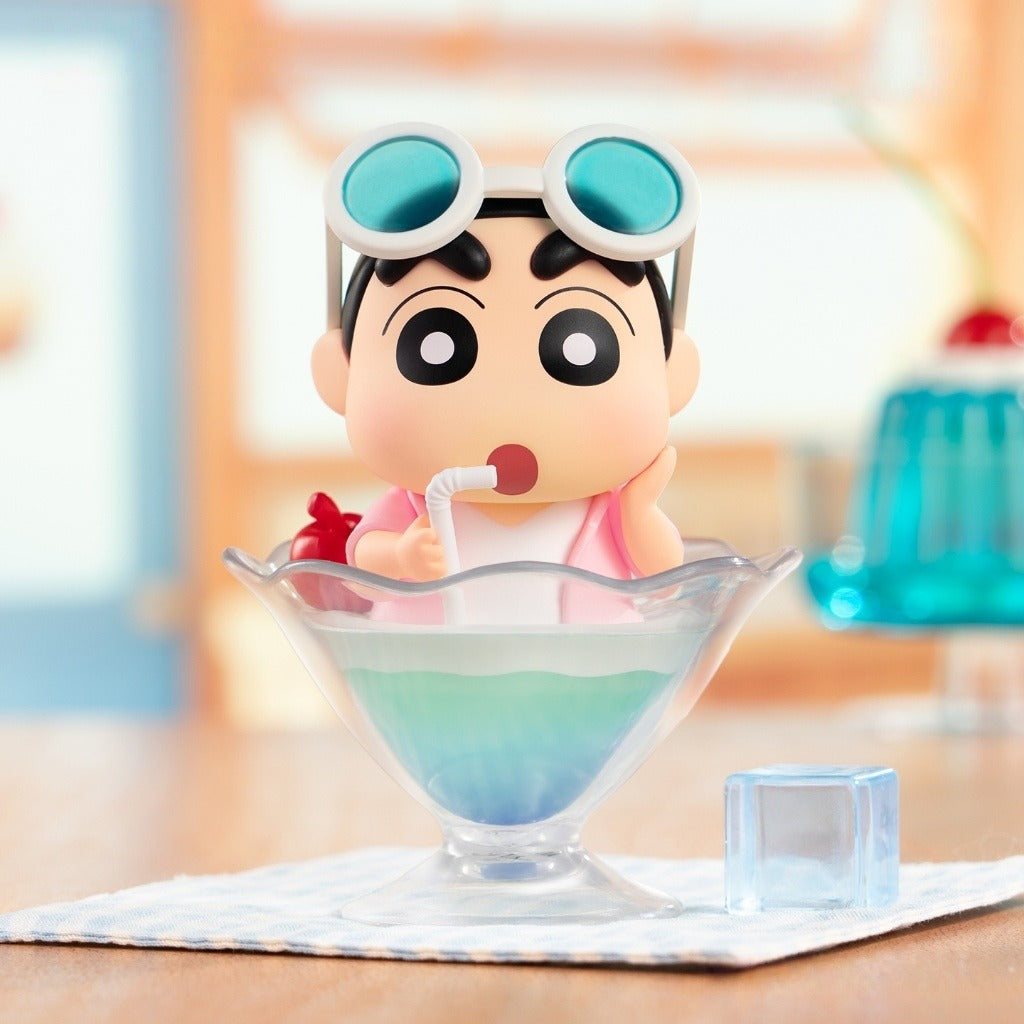 Original TOPTOY Crayon Shin-chan Delicious Kasukabe Blind Box蜡笔小新美味春日部盲盒可爱小新小白手办桌面摆件生日礼物