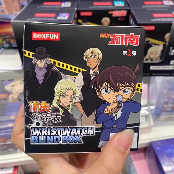 Original Detective Conan Wrist Watch Blind Box 正版麦和名侦探柯南盲盒消失的手表学生腕表生日七夕礼物