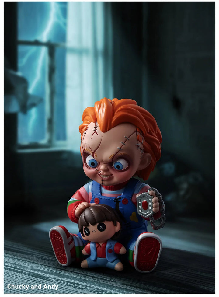 Original POP MART Chucky Franchise Series Figures 鬼娃恰吉经典恐怖IP手办系列