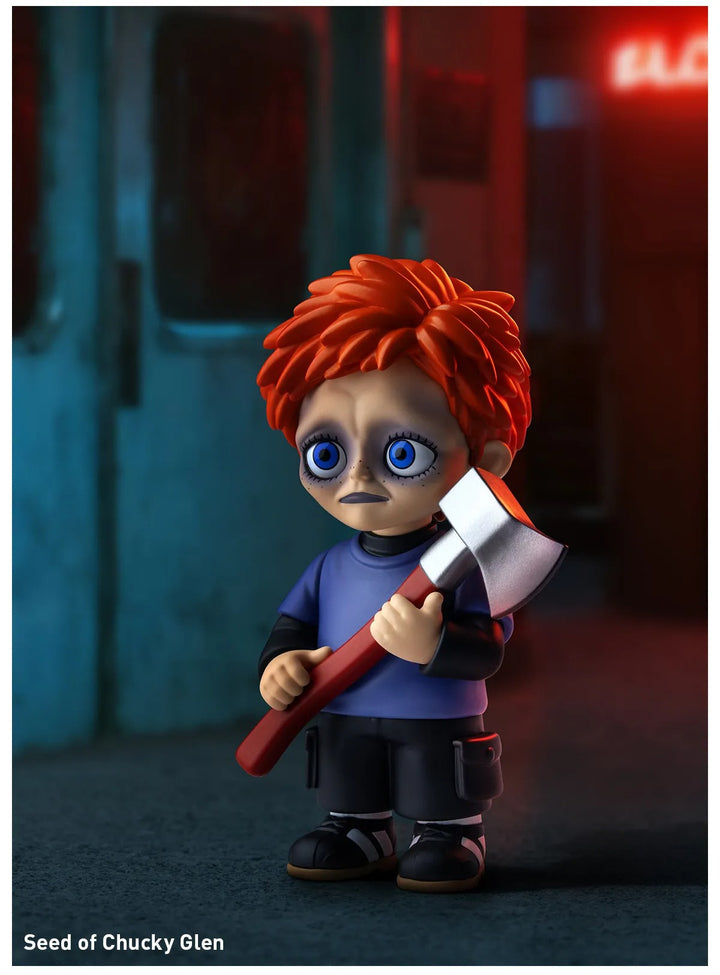 Original POP MART Chucky Franchise Series Figures 鬼娃恰吉经典恐怖IP手办系列