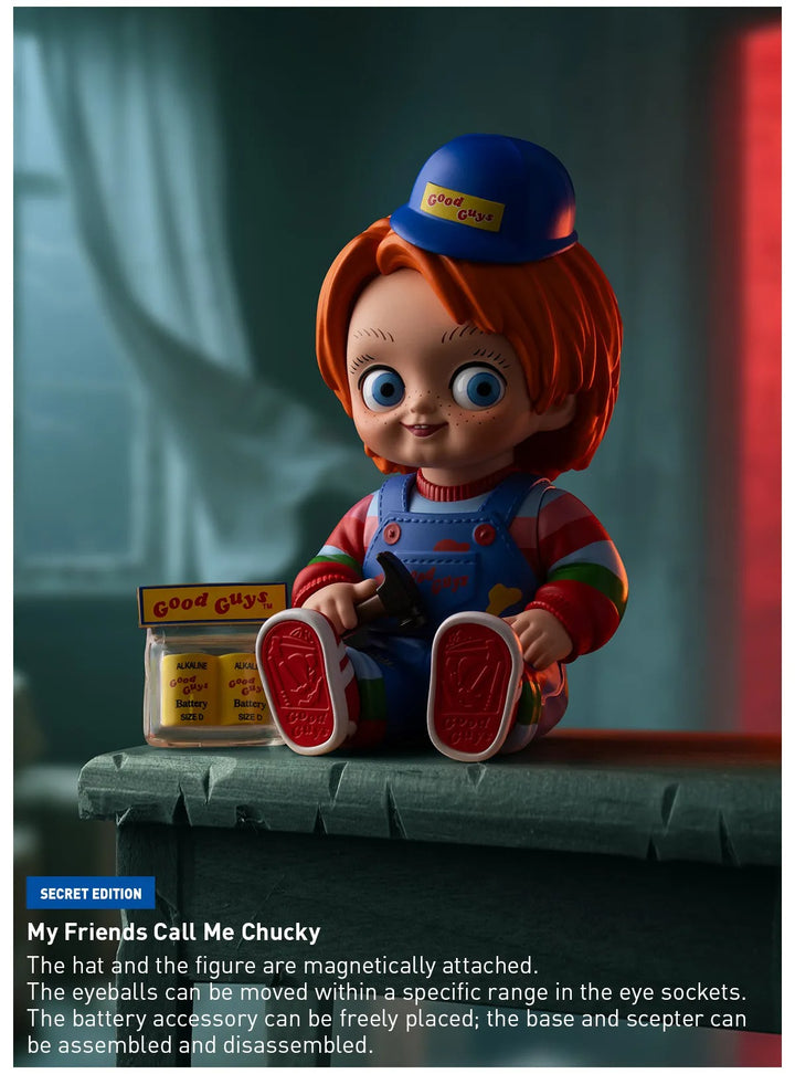 Original POP MART Chucky Franchise Series Figures 鬼娃恰吉经典恐怖IP手办系列