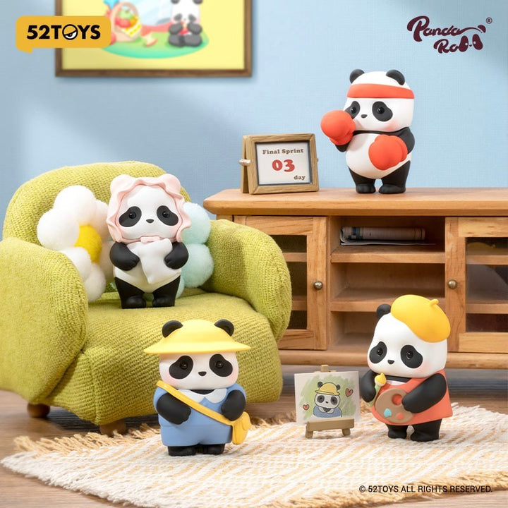 Original 52TOYS Panda Roll Minime Dress-Up Series Blind Box Figure Toy 52TOYS 熊猫卷迷你美少女换装系列盲盒手办玩具