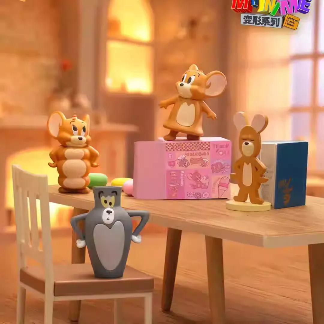 Original 52TOYS TOM and JERRY MINIME Different Forms Series 正版猫和老鼠MINIME变形系列盲袋盲盒手办可爱萌粒摆件女生送人礼