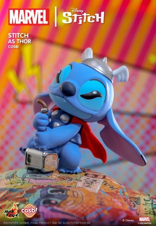 Original TOPTOY Marvel Stitch Cosbi Collection 漫威史迪仔史迪奇COSBI盲盒迷你人偶系列盲盒可爱情绪小狗