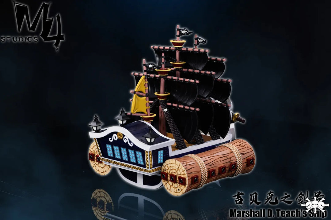 【Pre order】M4 Studio - One Piece Black Beard Pirate Ship