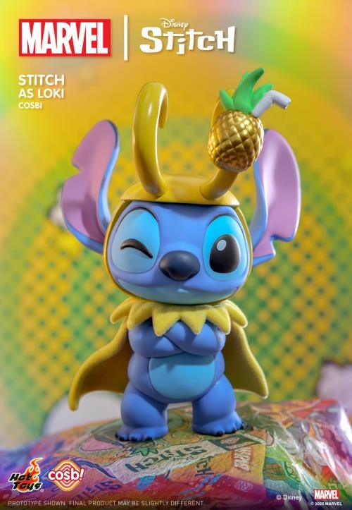 Original TOPTOY Marvel Stitch Cosbi Collection 漫威史迪仔史迪奇COSBI盲盒迷你人偶系列盲盒可爱情绪小狗