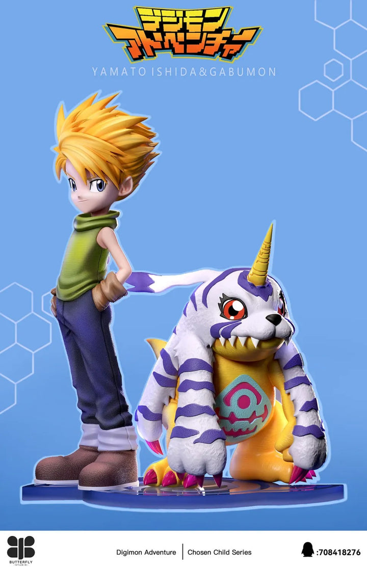 【Pre order】Butterfly Studio MH Scale & 1/6 Digimon Ishida Yamato & Gabumon