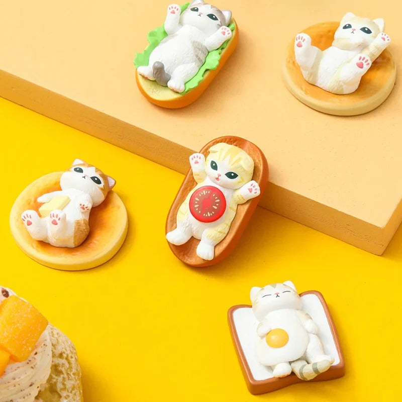 Original MOFUSAND Chubby Chubby Mini Series Blind Box 猫福珊迪Q萌公仔胖胖系列第三代3弹萌粒盲袋鲨鱼馋嘴猫咪礼物
