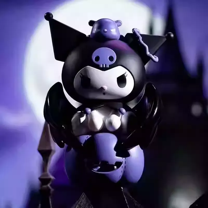 Original MINISO Sanrio Kuromi Midnight Stories Blind Box 名创优品库洛米暗夜物语盲盒三丽鸥系列手办摆件公仔礼物