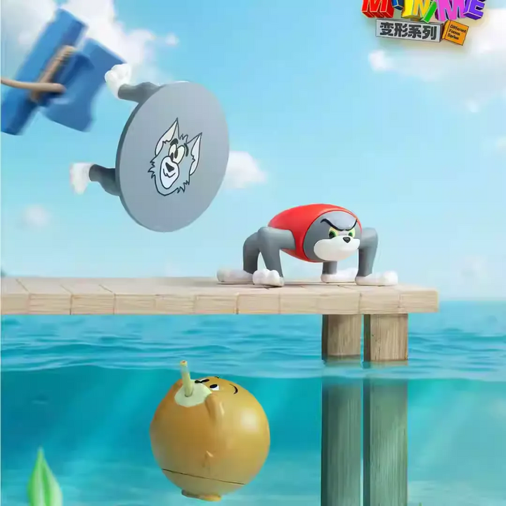 Original 52TOYS TOM and JERRY MINIME Different Forms Series 正版猫和老鼠MINIME变形系列盲袋盲盒手办可爱萌粒摆件女生送人礼