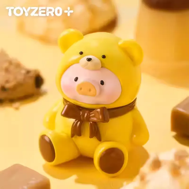 Original TOYZEROPLUS LuLu the Piggy Teddy MINI Limited Edition & Wooden Display 泰迪萌粒限定吊卡手办玩具摆件