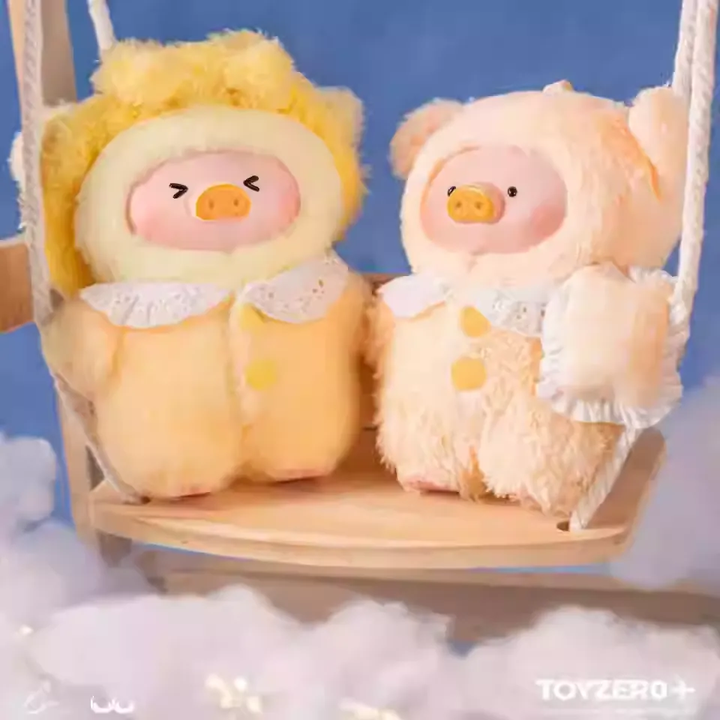 Original ToyZeroPlus Lulu The Piggy Dreaming Wonderland Series Blind Box 罐头猪LuLu猪梦里什么都有系列胶脸毛绒挂件盲盒