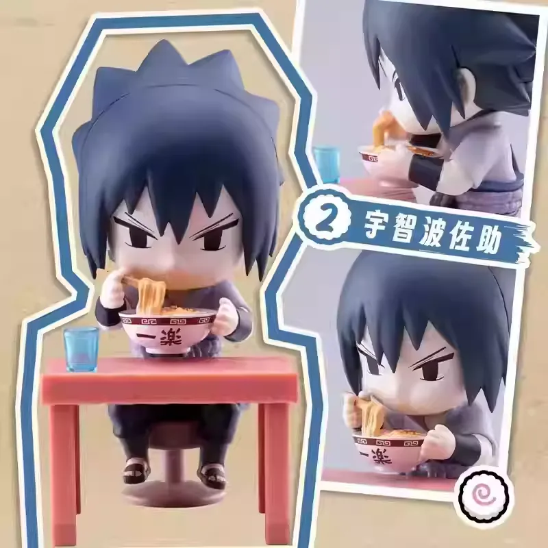 Original BN Figure Q Naruto Shippuden Ramen Series Blind Box 正品万代火影忍者疾风传拉面盲盒主题Q版桌面摆件男礼物鸣人佐助