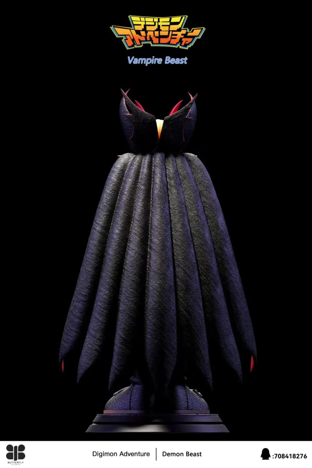 【Pre order】Butterfly Studio MH Scale & 1/6 Digimon Vamdemon & Pico Devimon