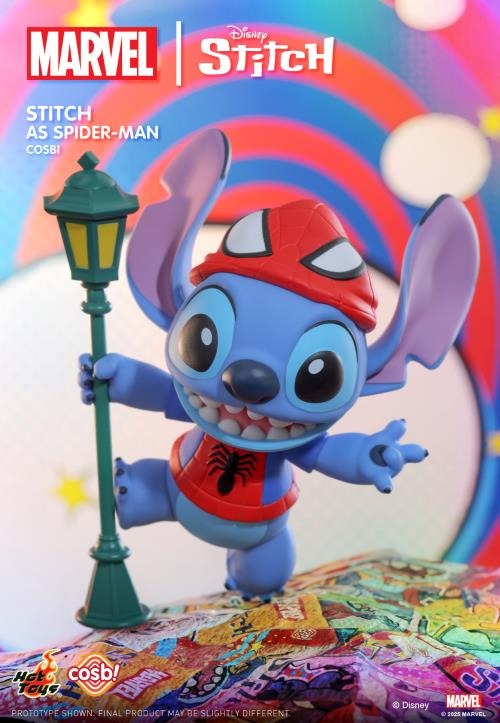 Original TOPTOY Marvel Stitch Cosbi Collection 漫威史迪仔史迪奇COSBI盲盒迷你人偶系列盲盒可爱情绪小狗