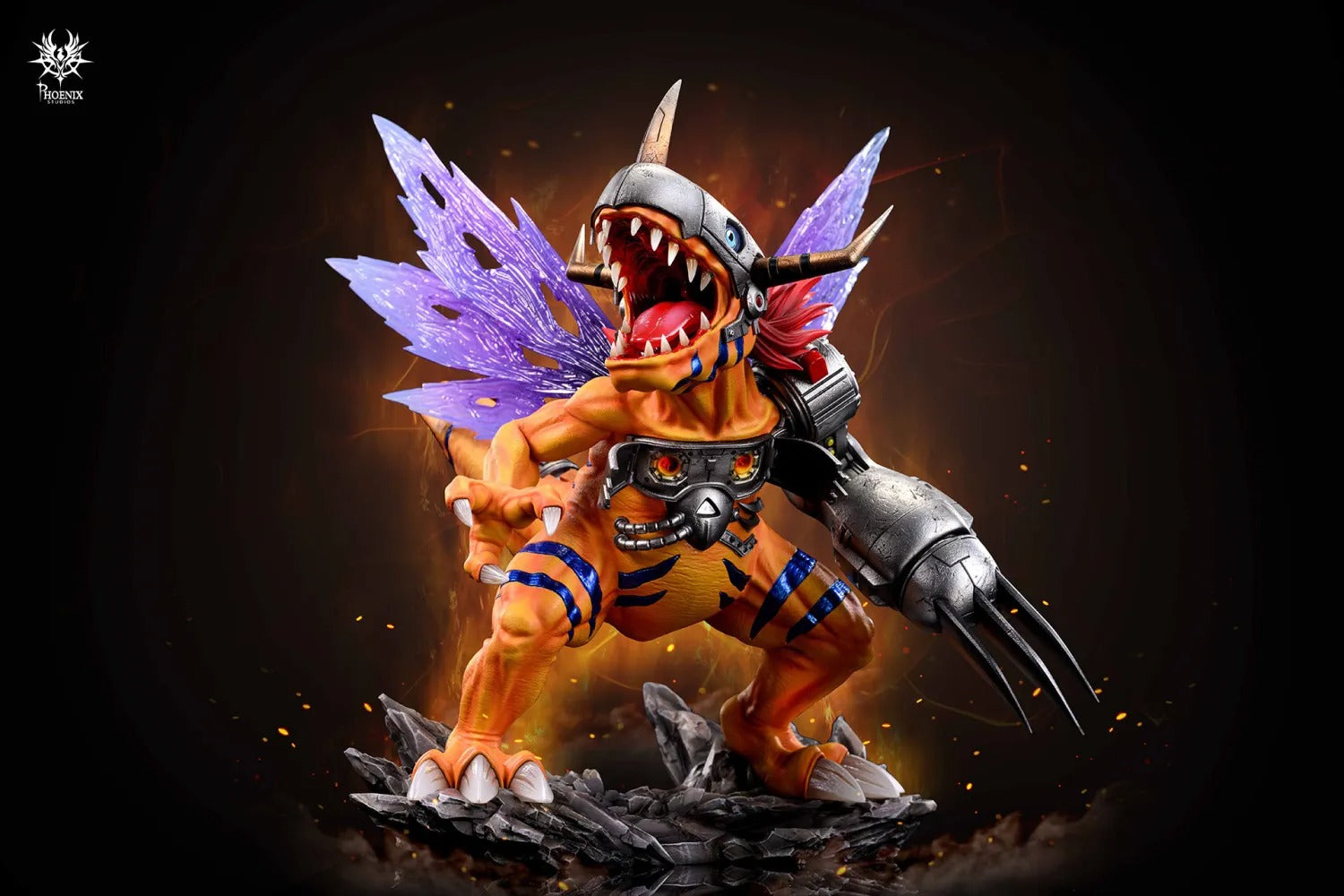 Pre order】Phoenix Studio - Digimon Metal Greymon – STC Toys