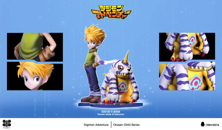 【Pre order】Butterfly Studio MH Scale & 1/6 Digimon Ishida Yamato & Gabumon