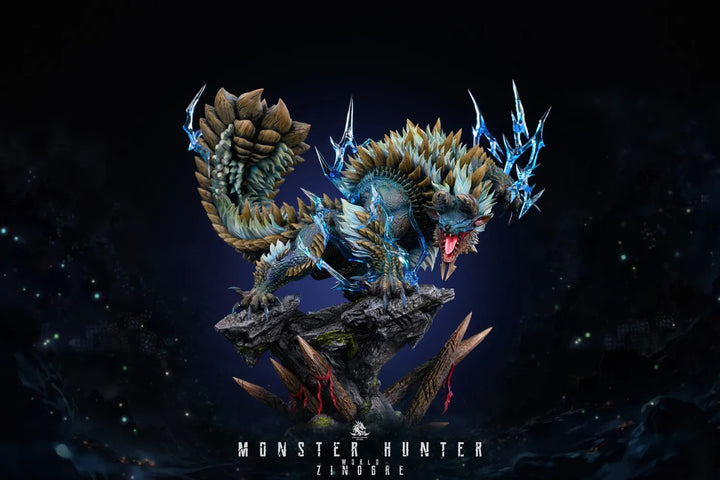 【Pre order】Dragon Realm Studio - Monster Hunter Zinogre & Stygian Zinogre with LED