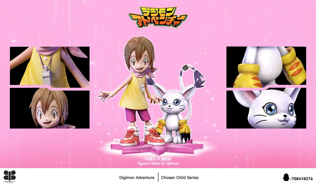 【Pre order】Butterfly Studio MH Scale & 1/6 Digimon Kari Kamiya & Tailmon