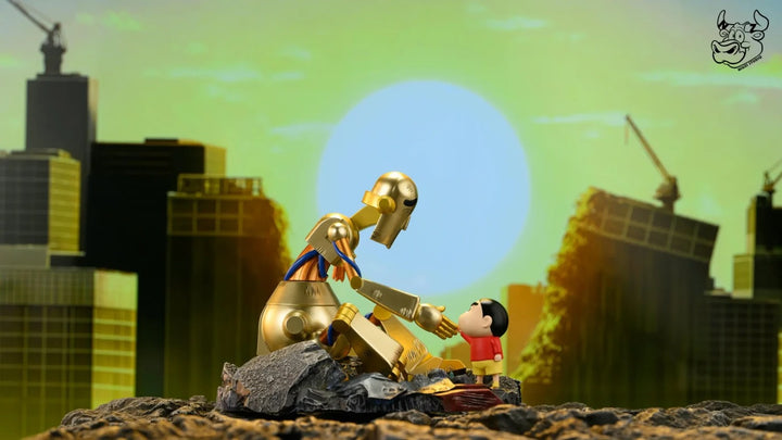 【Pre order】Niuzi Studio - Crayon Shin-chan Robo Dad and Shin-chan
