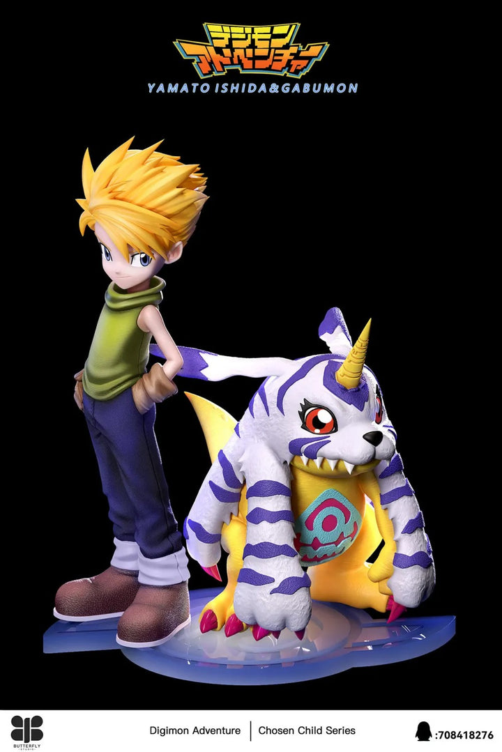 【Pre order】Butterfly Studio MH Scale & 1/6 Digimon Ishida Yamato & Gabumon