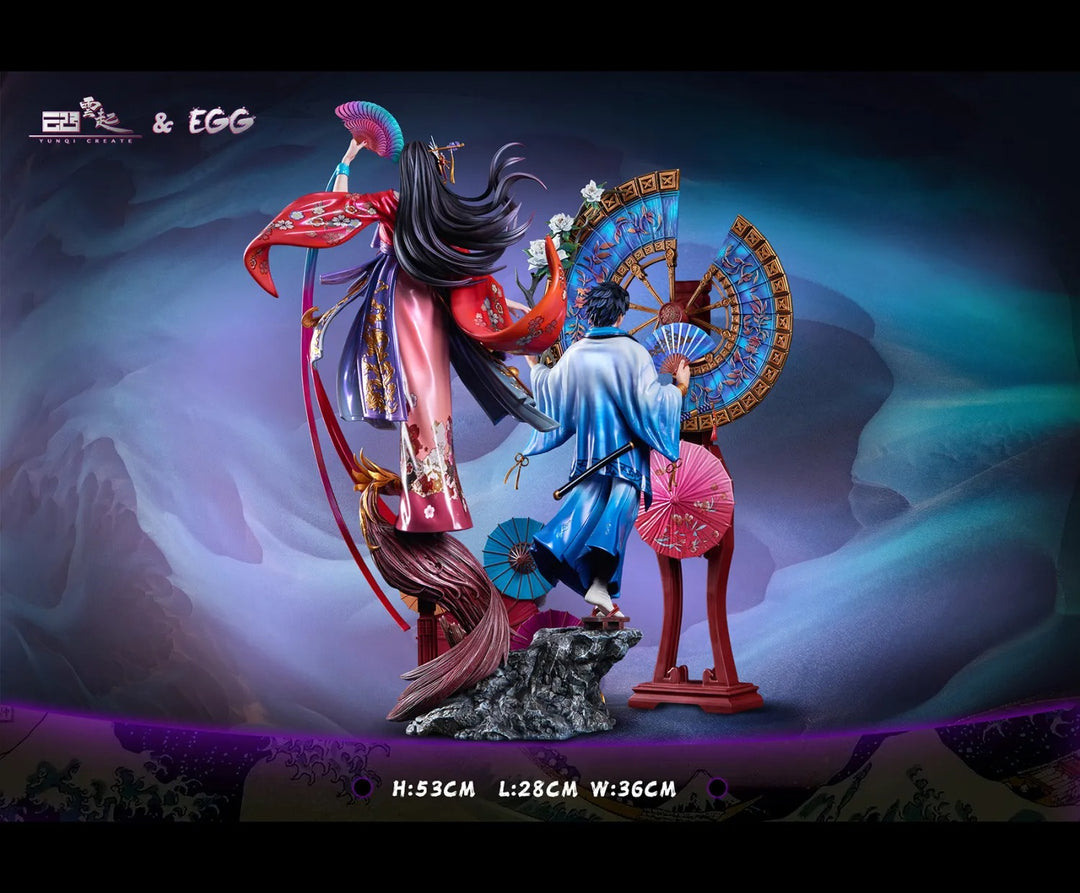 【Pre order】YunQi Studio x EGG Studio 1/6 One Piece Luffy & Boa Hancock