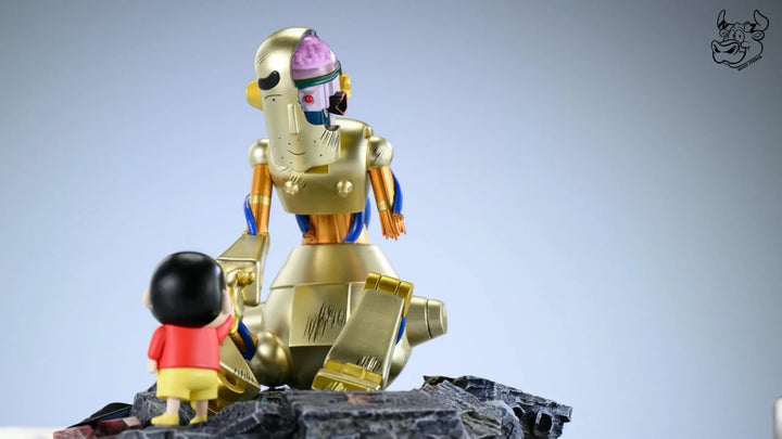 【Pre order】Niuzi Studio - Crayon Shin-chan Robo Dad and Shin-chan