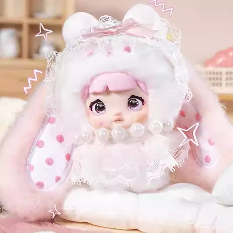 Original Nommi Baby Sweetheart Bunny 正版Nommi糯米儿米宝二代甜心兔兔毛绒盲盒手办娃娃摆件玩偶模型