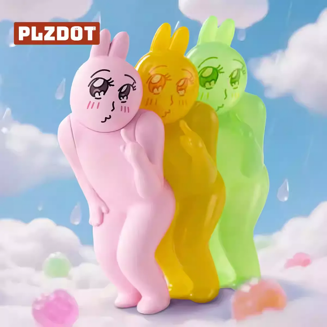 Original PLZDOT Pink Rabbit Beautiful Mood Series 2 Blind Box 粉红兔子美丽心情系列盲盒可爱潮玩手办搞笑抽象公仔摆件