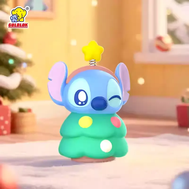 Original GOLDLOK Disney Stitch Magnetic Cute Blind Box 迪士尼史迪奇磁吸萌粒盲盒摆件潮玩礼物盲袋手办玩具
