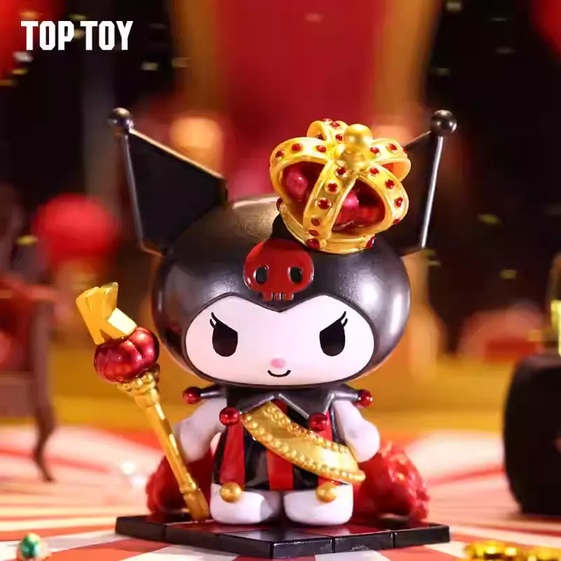 Original TOPTOY Sanrio Kuromi Poker Kingdom Series Blind Box 三丽鸥酷洛米扑克王国盲盒套装全套手办公仔