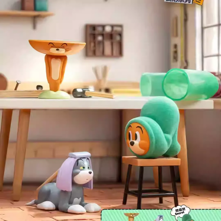 Original 52TOYS TOM and JERRY MINIME Different Forms Series 正版猫和老鼠MINIME变形系列盲袋盲盒手办可爱萌粒摆件女生送人礼