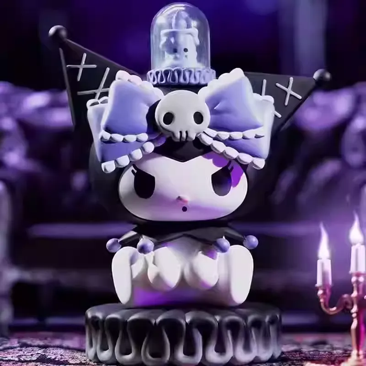 Original MINISO Sanrio Kuromi Midnight Stories Blind Box 名创优品库洛米暗夜物语盲盒三丽鸥系列手办摆件公仔礼物