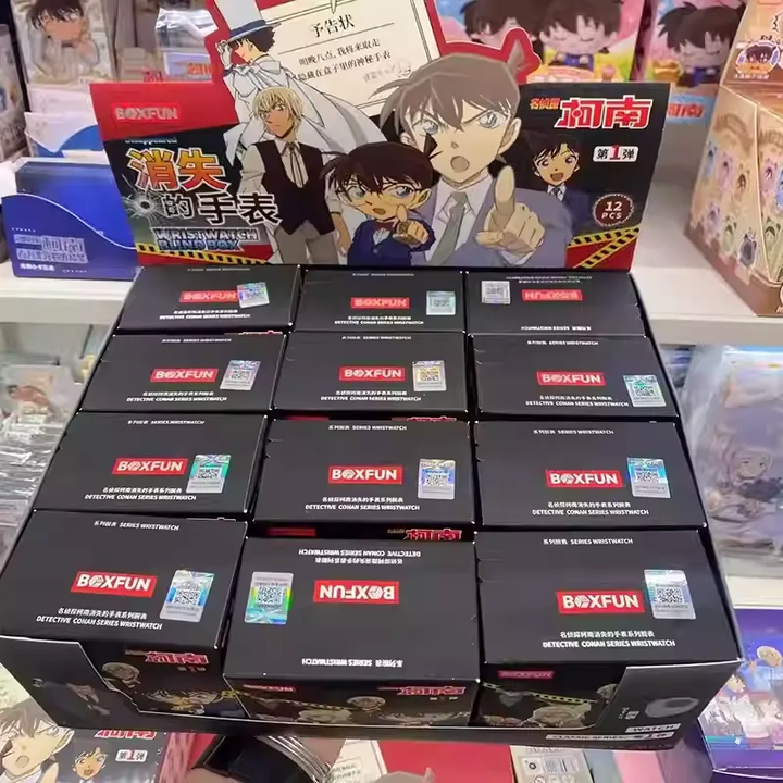 Original Detective Conan Wrist Watch Blind Box 正版麦和名侦探柯南盲盒消失的手表学生腕表生日七夕礼物