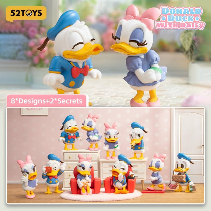 Original 52TOYS Disney Disney Donald Duck with Daisy Series Blind Box Figure Toy 迪士尼唐老鸭与黛丝在一起鸭系列