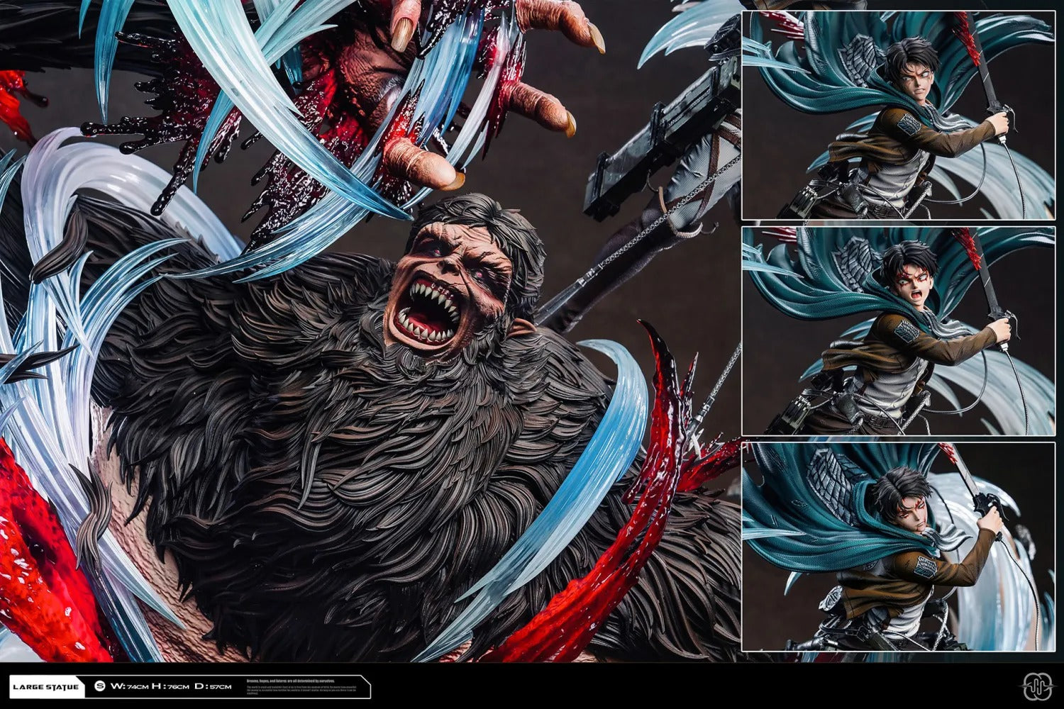 Pre order】Hertz Studio - Attack on Titan Levi vs Zeke – STC Toys