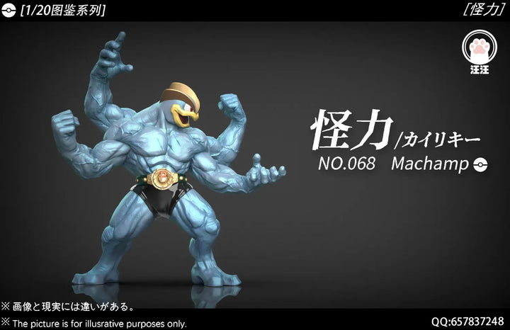 【Pre order】WangWang Studio 1/20 Pokemon Machamp
