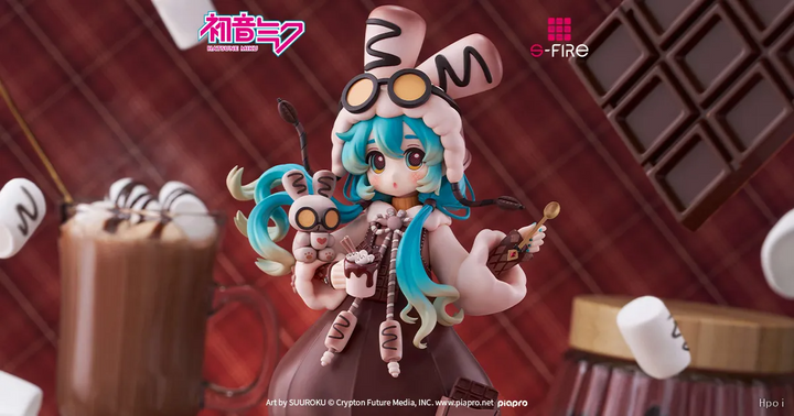 【Pre order】S-FIRE - PVC Hatsune Miku Marshmallow Hot Cocoa
