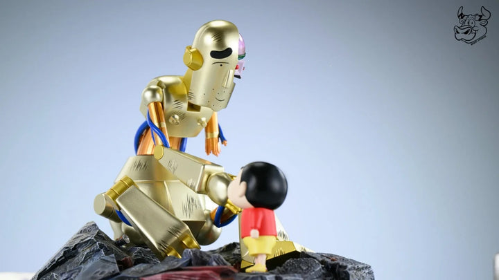【Pre order】Niuzi Studio - Crayon Shin-chan Robo Dad and Shin-chan