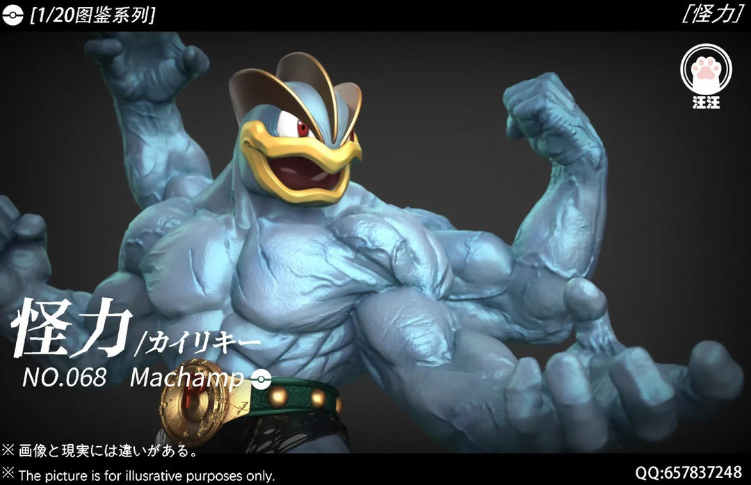 【Pre order】WangWang Studio 1/20 Pokemon Machamp